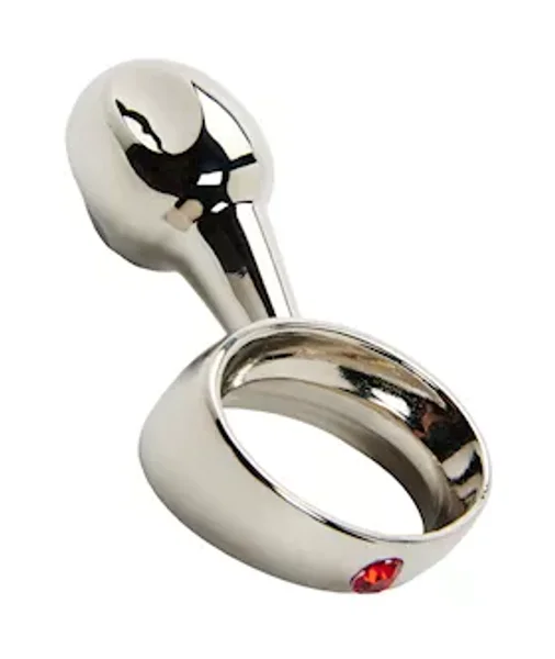 Kinki Ring Butt Plug With Red Gem — image 3 of 3