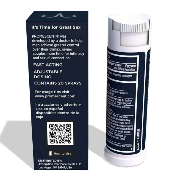 Promescent Spray for Climax Control | Lidocaine Delay Spray for Men