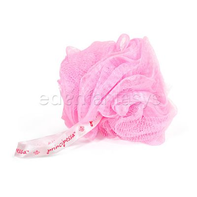 Shower pouf