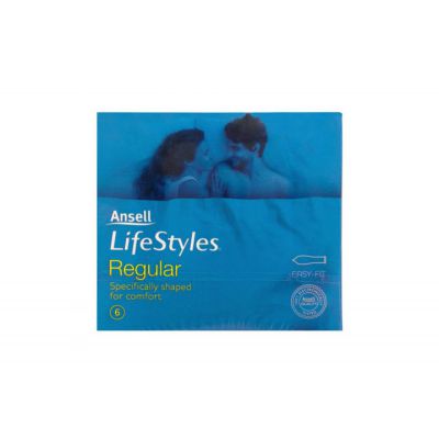 Ansell Lifestyles Regular 6 Pack