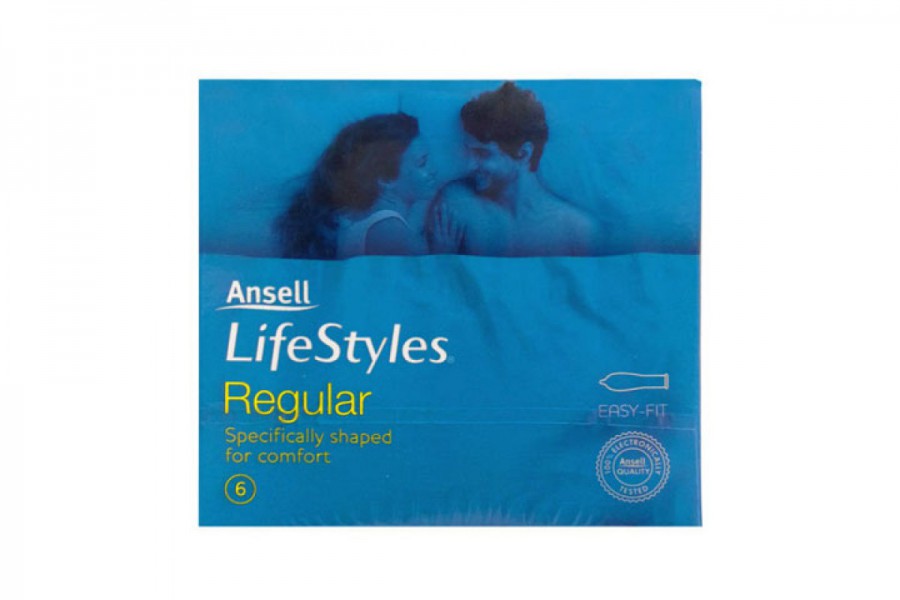 Ansell Lifestyles Regular 6 Pack
