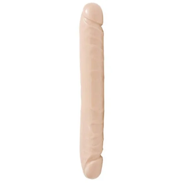 Junior Veined 12inch Double Header Dong - Vanilla — image 3 of 4