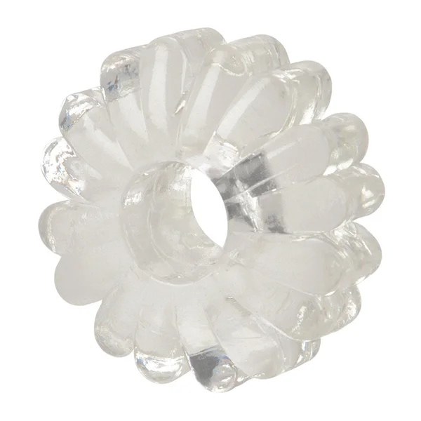 Basic Essentials Cock Ring Set of 4 - Clear — image 3 of 6