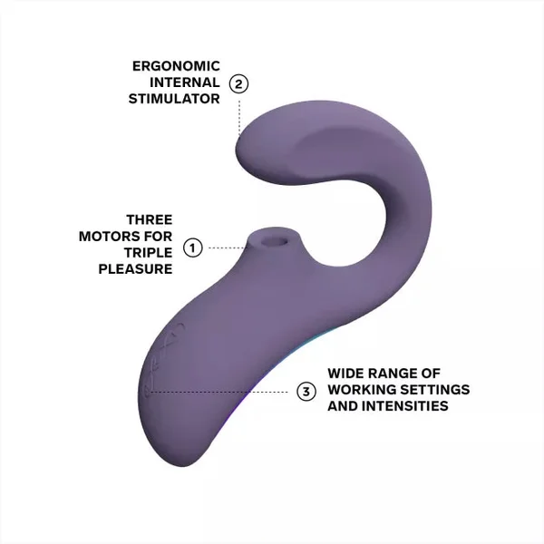LELO Enigma Wave Triple-Stimulation WaveMotion Massager