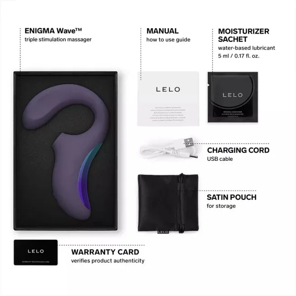 LELO Enigma Wave Triple-Stimulation WaveMotion Massager