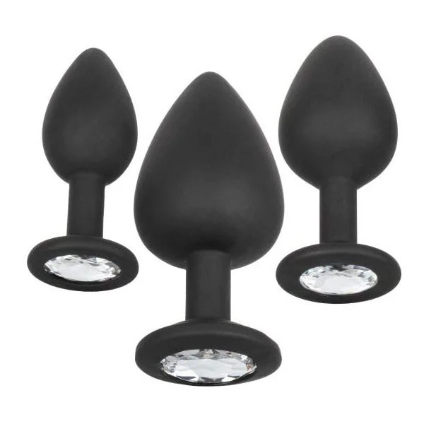 CalExotics Silicone Gem Anal Butt Plug Kit — image 7 of 7