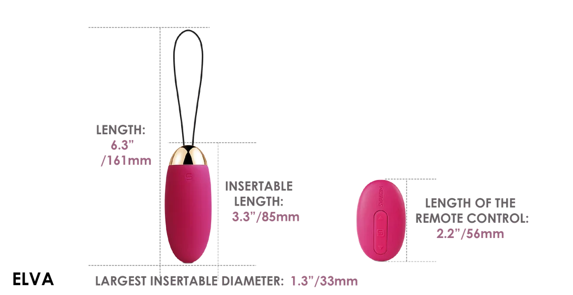 Svakom Elva Remote Controlled Wearable Bullet Vibrator