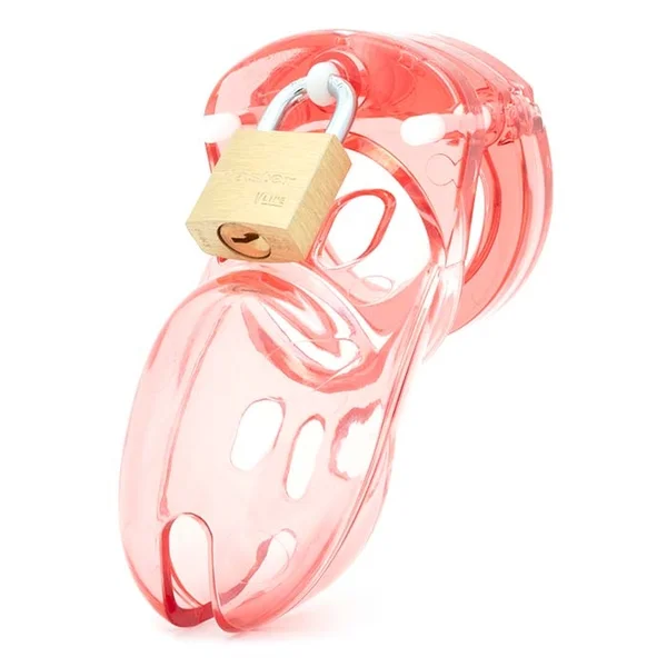 CBX-3000 - Red 3" Chastity Cage — image 3 of 4