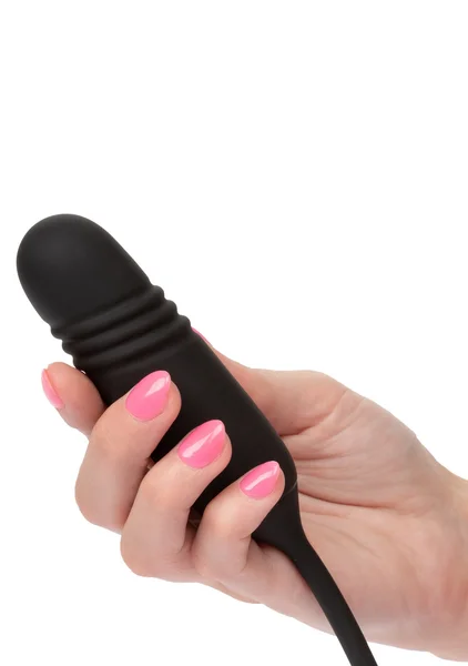French Kiss Elite Romeo Thrusting Bullet Vibe & Flickering Tongue Clitoral Stimulator By CalExotics - Black — image 24 of 25