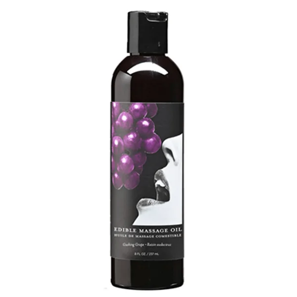 Earthly Body Grape Edible Massage Oil — image 2 of 4