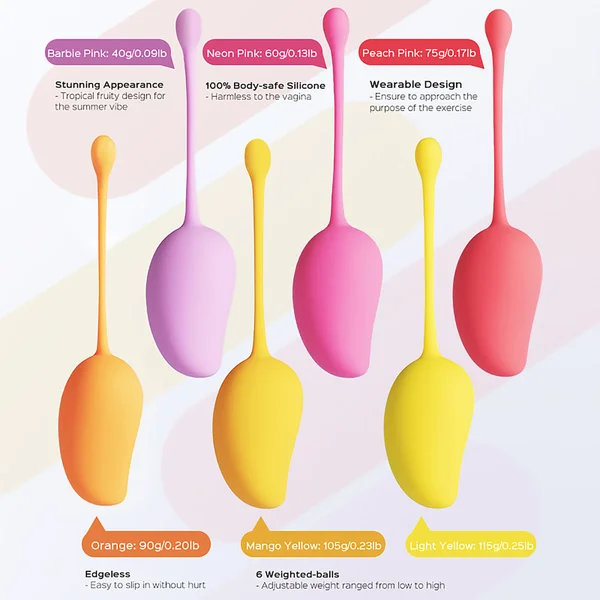 Mango Tropical 6pc Kegel Set — image 14 of 15