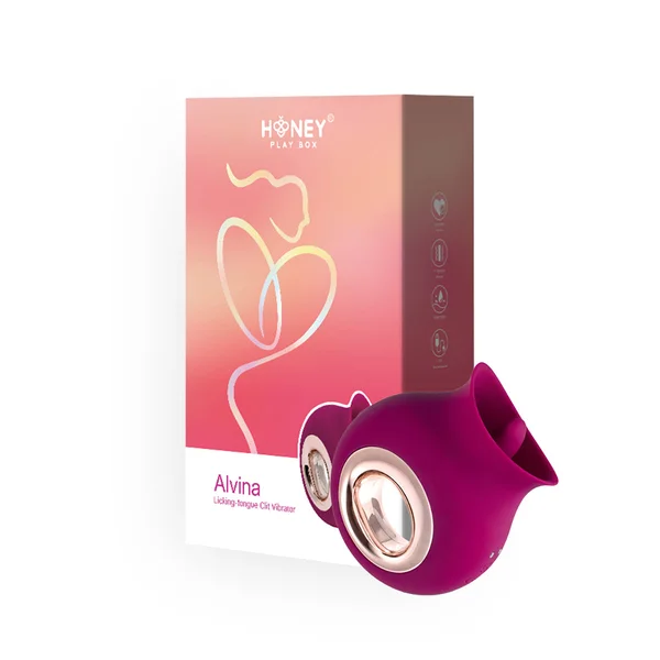 Alvina Luxury Tongue Vibrator - Magenta — image 13 of 14