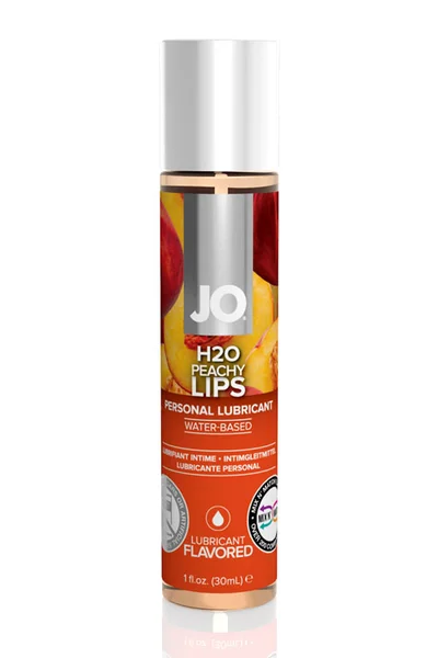 JO Peachy Lips Water based Flavoured Lubricant  1 Oz/30ml — image 2 of 2