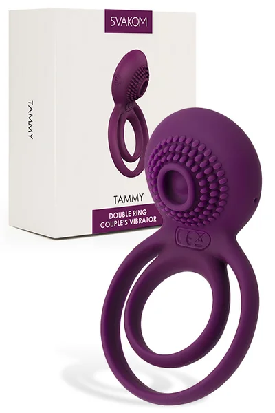 Svakom Tammy 3.1" Vibrating Couples Ring with Double Rings — image 13 of 18