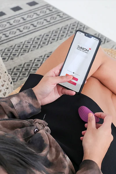 Svakom Edeny App Controlled 3.5" Panty Vibrator with Side Tie Panty — image 12 of 12