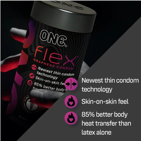 ONE Flex Graphene Ultra-Thin Condoms — image 2 of 7