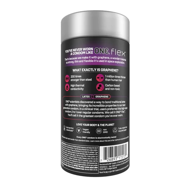 ONE Flex Graphene Ultra-Thin Condoms — image 5 of 7