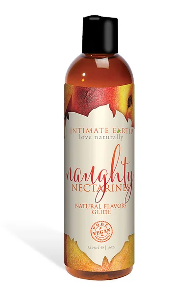 Intimate Earth Naughty Nectarines Flavoured Lubricant (120ml) — image 2 of 2