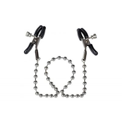 Silver Beaded Nipple Clamps