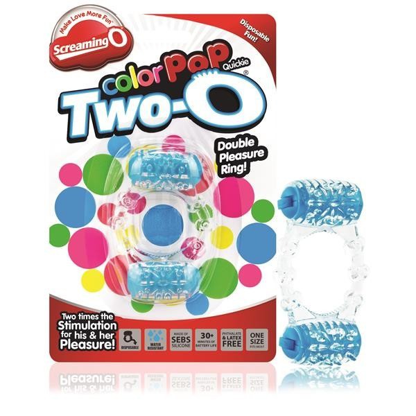 Screaming O Colour Pop Quickie Plus Two-O Disposable Cock Ring