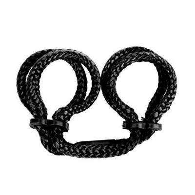 Silk bondage rope cuffs