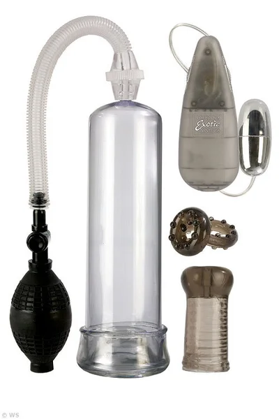 California Exotic Sta Hard Erector 4 Piece Penis Pump Set with Stroker, Cock Ring, & Bullet Vibe — image 2 of 2