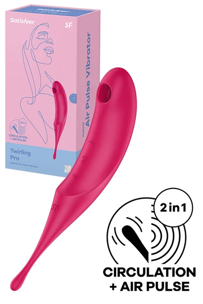Satisfyer Twirling Pro Hybrid Air Pulse Vibrator — image 7 of 12