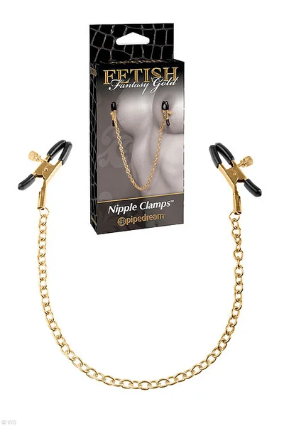 Pipedream Gold Chain Nipple Clamps — image 2 of 2