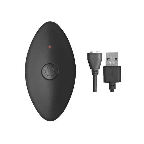 ASS-SATION Remote Vibrating Metal Anal Bulb - Silver — image 3 of 4