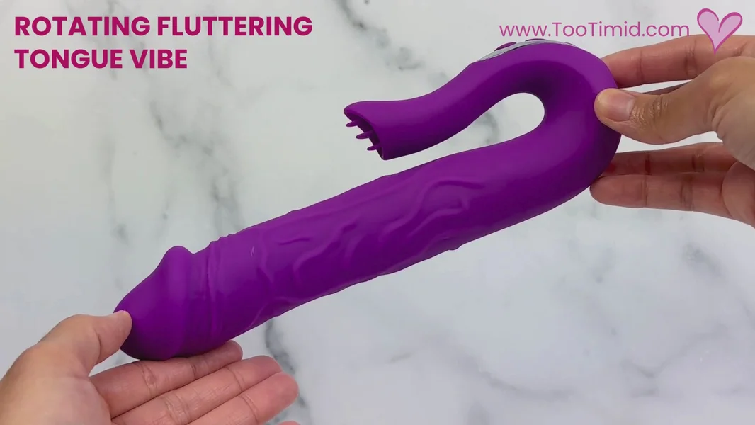 Fluttering Tongues Rotating Duo Vibrator — image 19 of 19