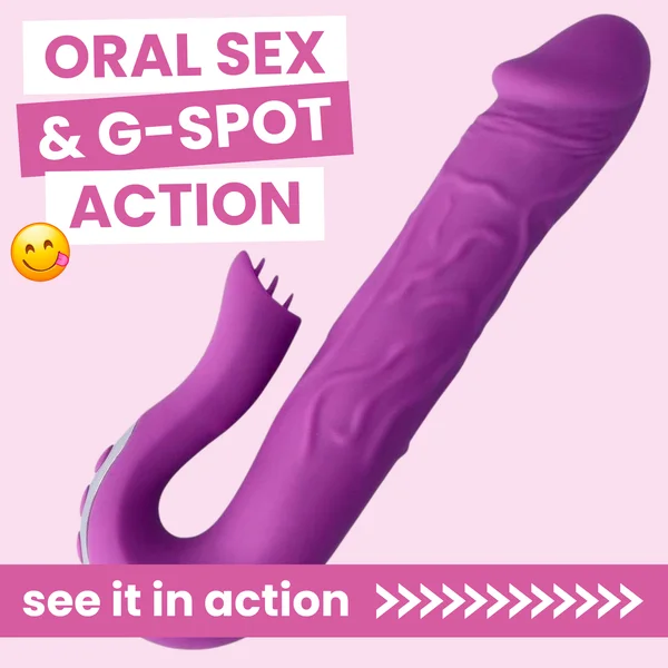 Fluttering Tongues Rotating Duo Vibrator — image 7 of 19