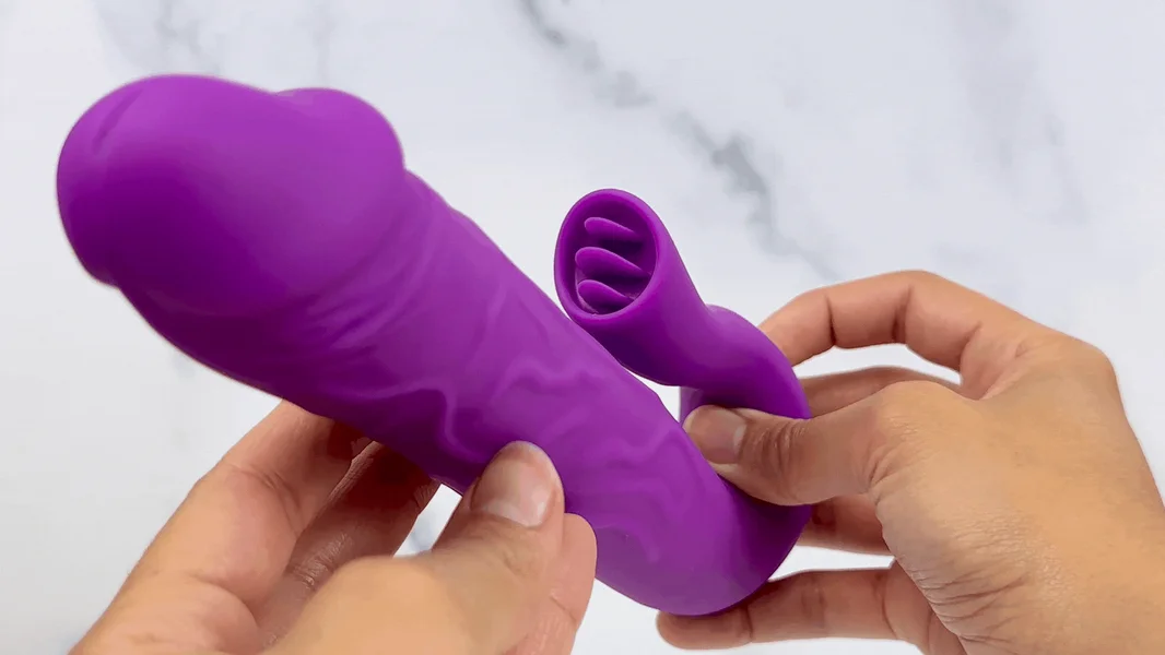 Fluttering Tongues Rotating Duo Vibrator — image 10 of 19