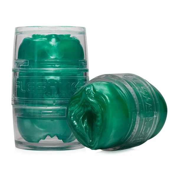 Fleshlight Quickshot Alien Metallic Green Dual Stroker — image 7 of 7