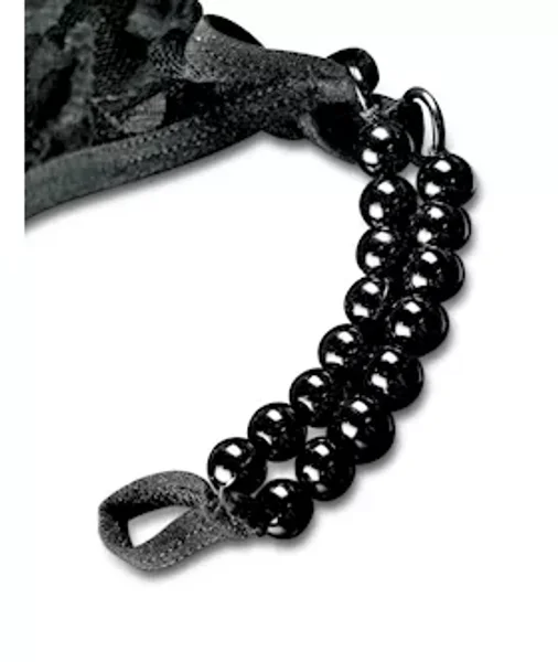 Hookup Panties Crotchless Pleasure Pearls - Os/xl — image 9 of 10