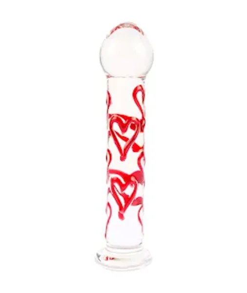 Lucent Hearts Glass Dildo — image 4 of 4