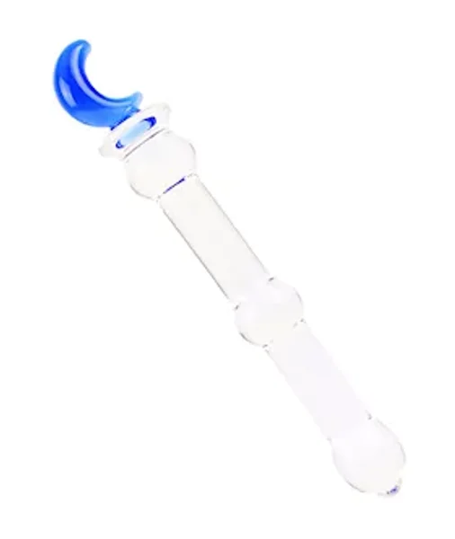 Lucent Small Moon Handle Glass Massager — image 4 of 4