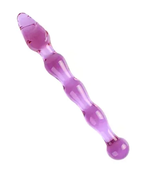 Lucent Rippled Glass Wand — image 2 of 2