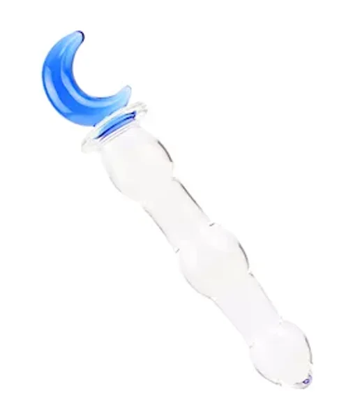 Lucent Large Moon Handle Glass Massager — image 3 of 4