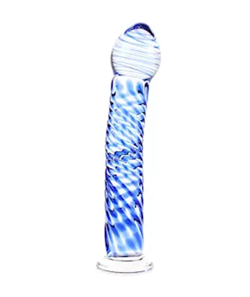 Lucent Lattice Glass Dildo — image 2 of 2