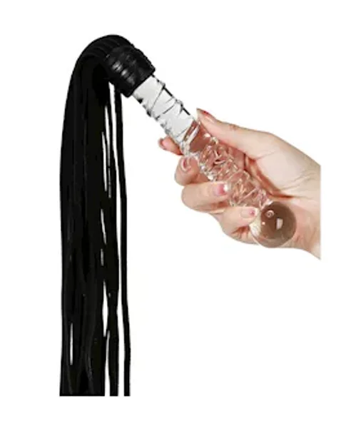 Lucent Glass Handle Flogger — image 4 of 14
