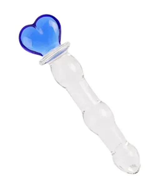 Lucent Large Heart Handle Glass Massager — image 3 of 3