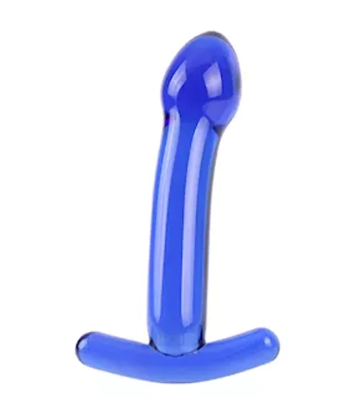 Lucent T-handle Glass Dildo — image 2 of 2