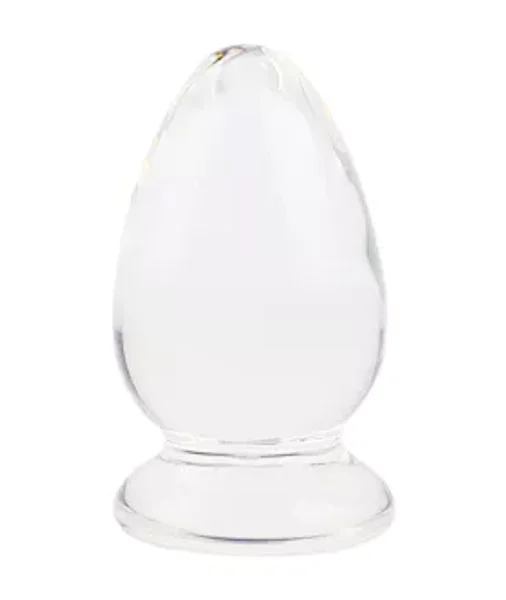 Lucent Oval Glass Butt Plug — image 8 of 8