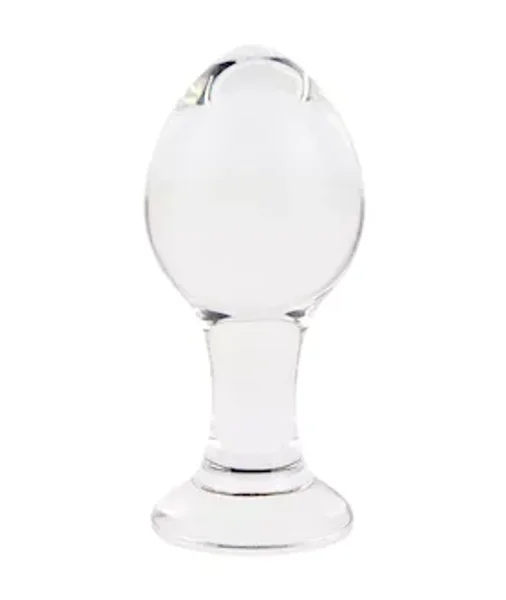Lucent Oval Glass Butt Plug — image 7 of 8