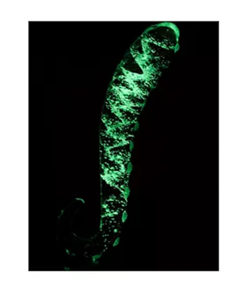 Lucent Glow In The Dark Seahorse Glass Massager — image 2 of 9