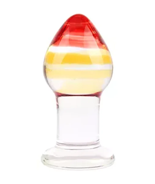 Lucent Sunburst Glass Butt Plug — image 2 of 2