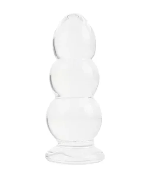 Lucent Ripple Glass Butt Plug — image 2 of 2