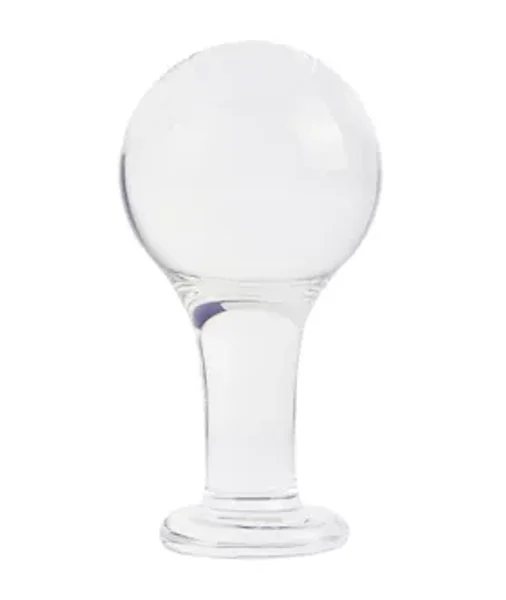 Lucent Large Oval Glass Butt Plug — image 2 of 2