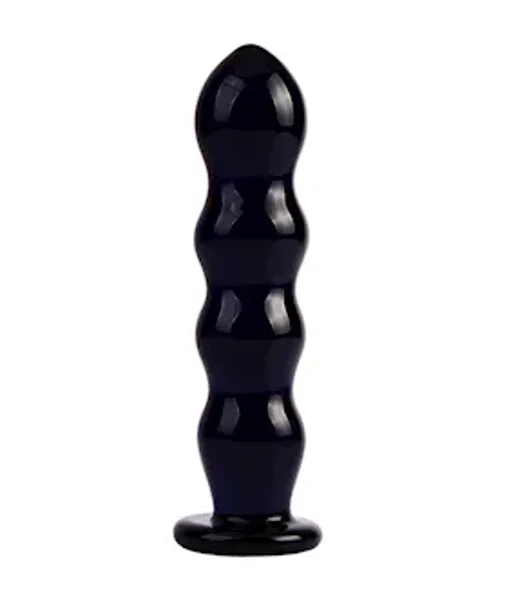 Lucent Razz Glass Butt Plug — image 2 of 2