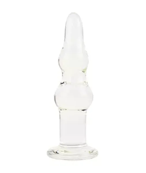 Lucent Bulbed Glass Butt Plug — image 2 of 2